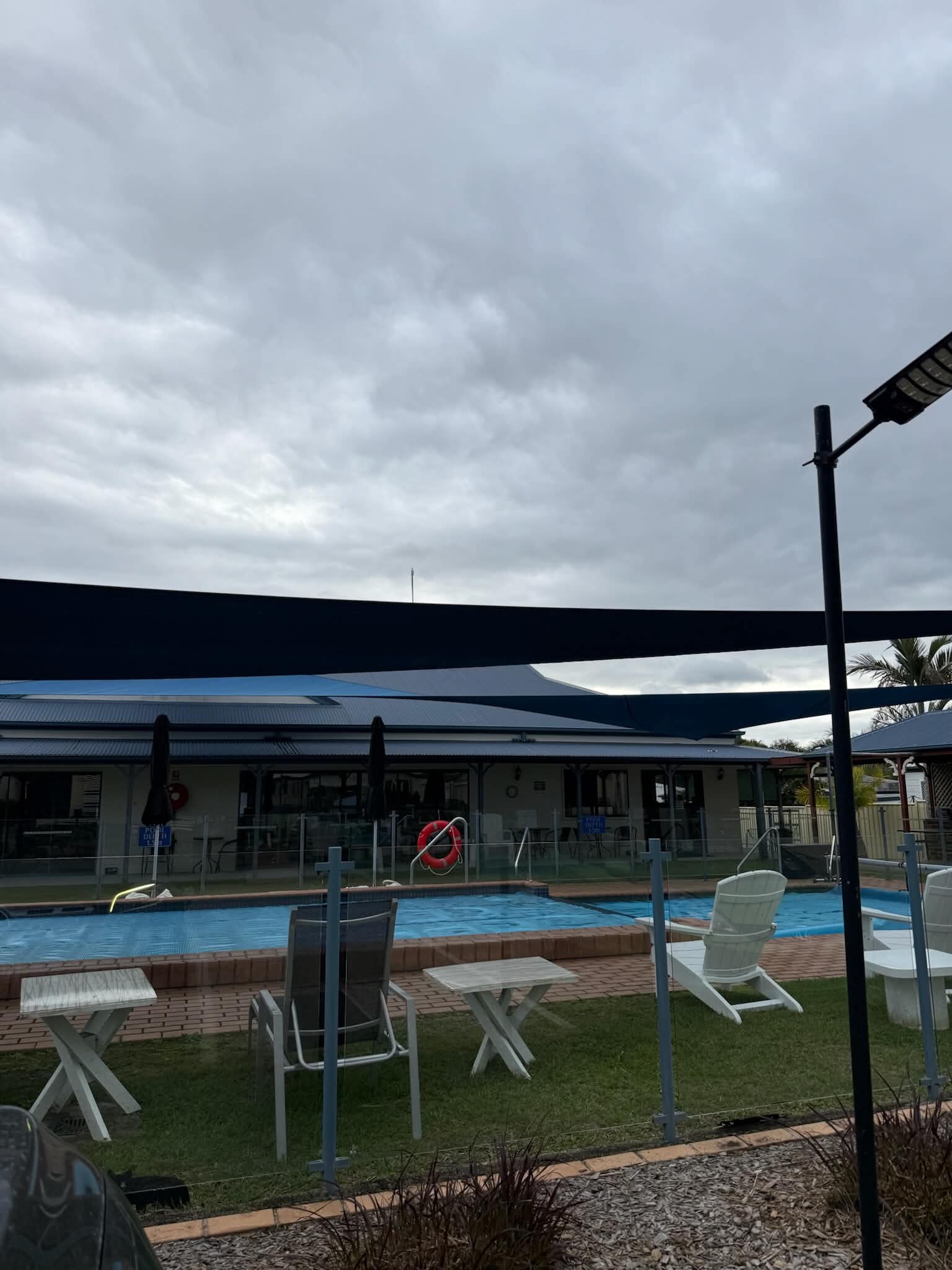 Shade Sail over pool #5
