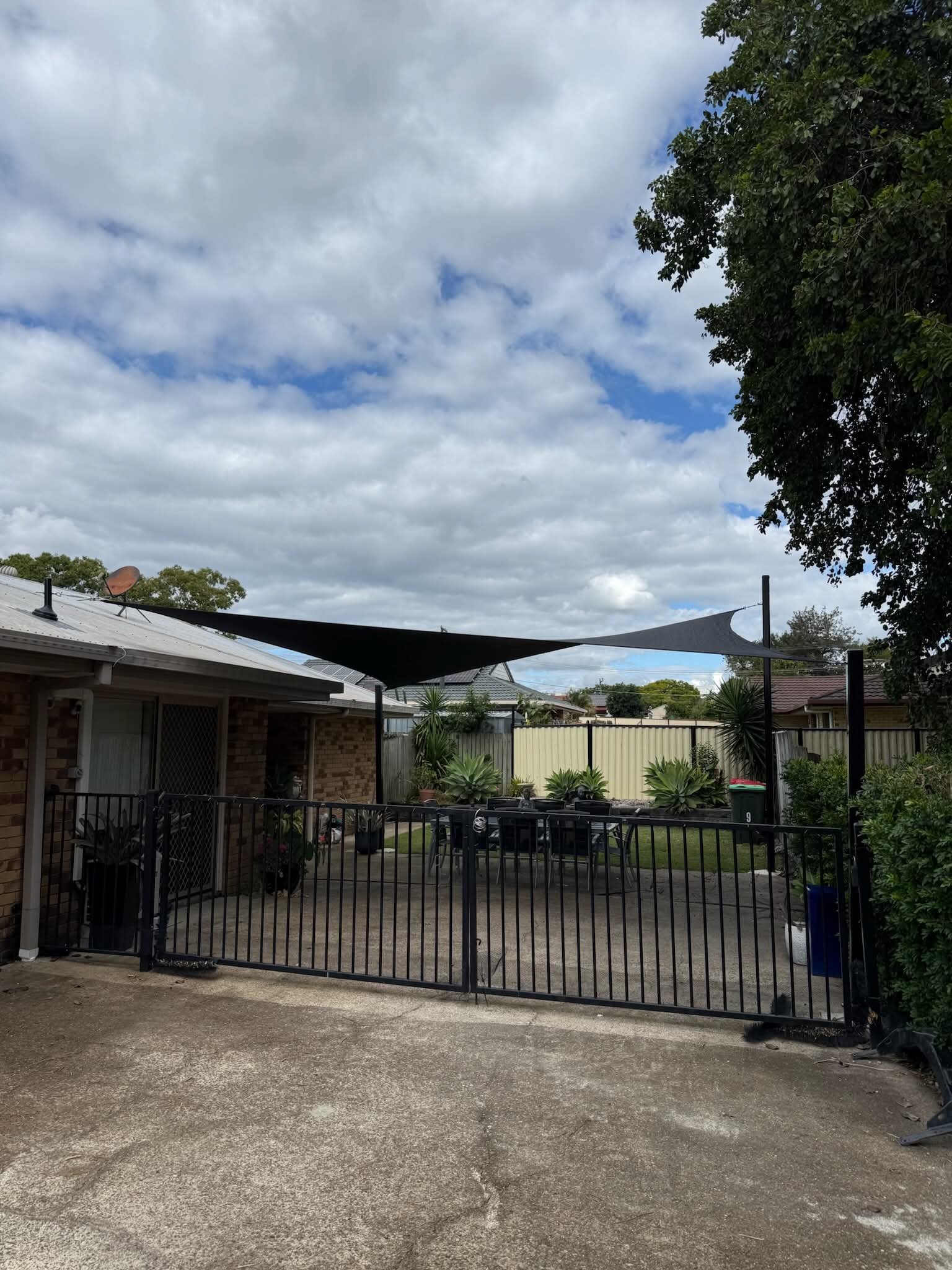 Shade Sail seating area #3.2