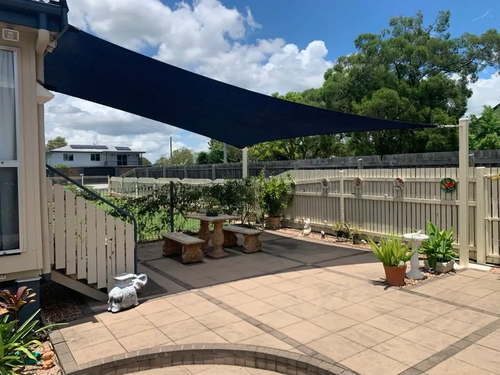 Shade Sail seating area #1