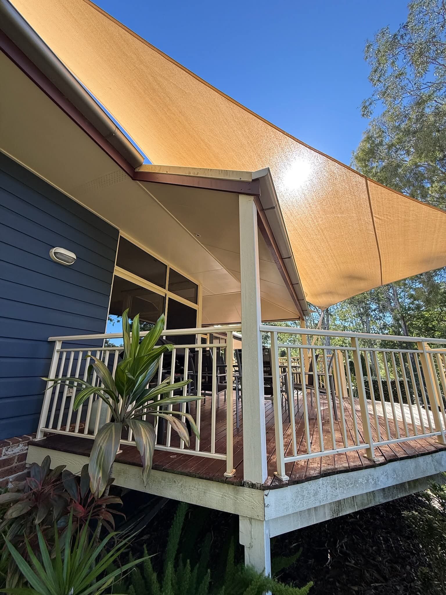 Shade Sail / seating area / deck #1.3