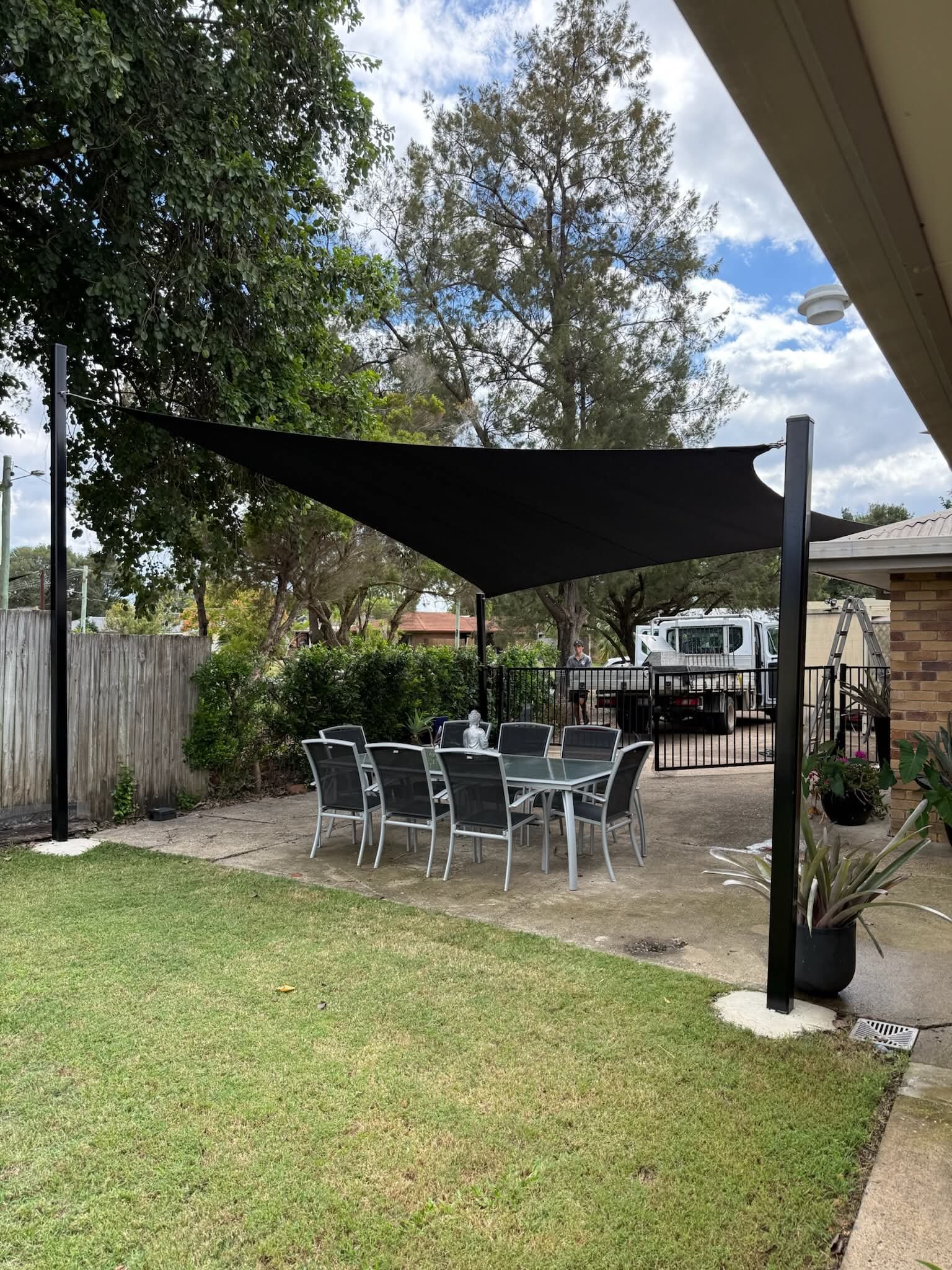 Shade Sail seating area #3.1