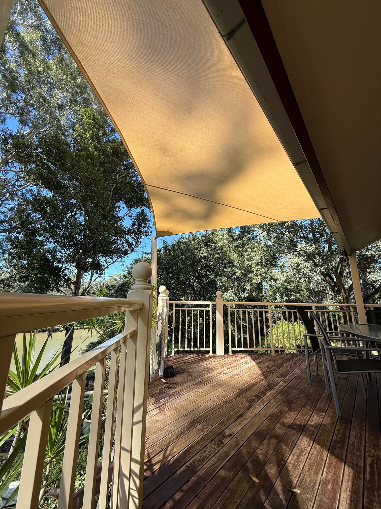 Shade Sail / seating area / deck #1.1