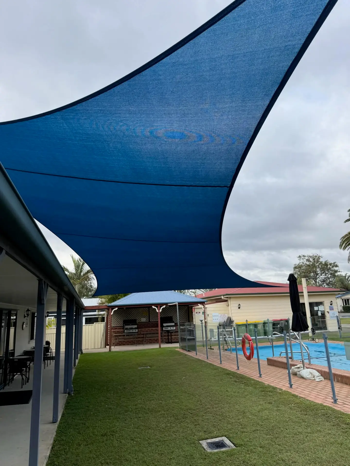 Shade Sail next to pool #1